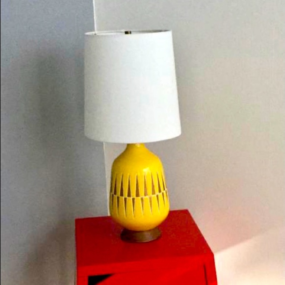 Yellow Table Lamp